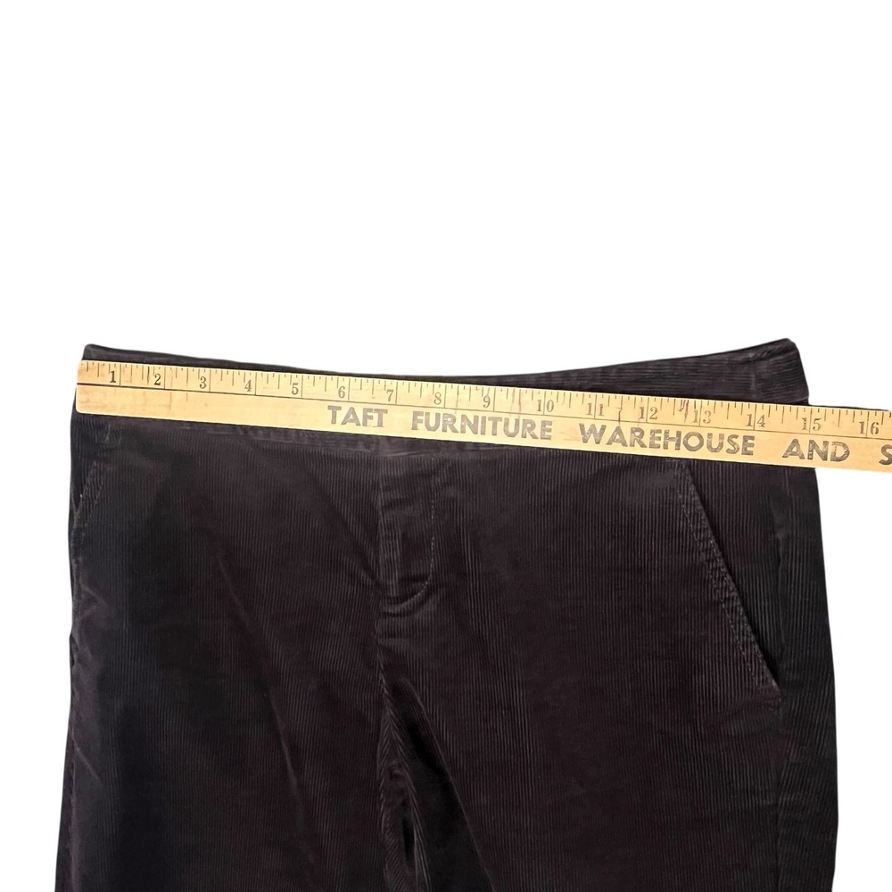 Liz Claiborne Petite Corduroy Pants Womens Size 4 Brown Audra‎ Straight Stretch - Picture 4 of 11